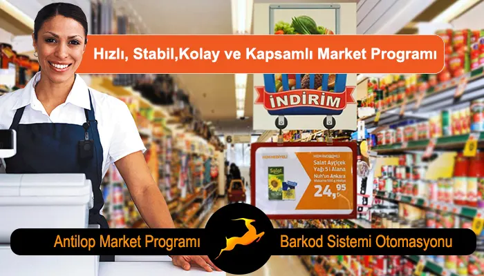 İzmir Market Programı (Barkod Sistemi)